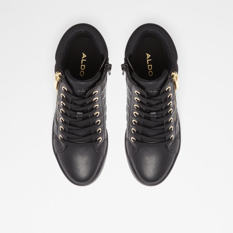 Women's Aldo Ailanna Lace Up Sneakers Black | 7035-SPOGN