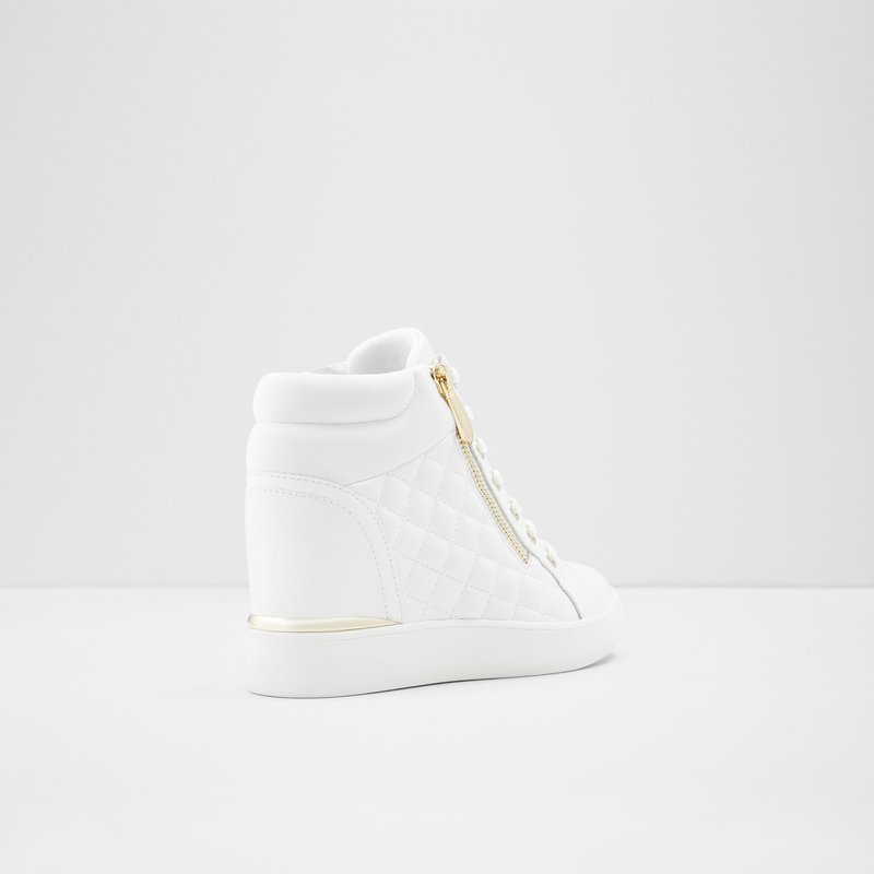 Women's Aldo Ailanna Wedge Sneakers White | 1623-EMCVO