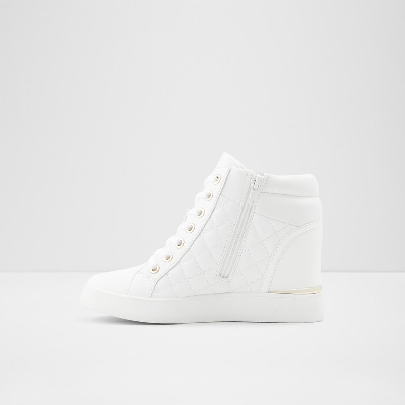 Women's Aldo Ailanna Wedge Sneakers White | 1623-EMCVO