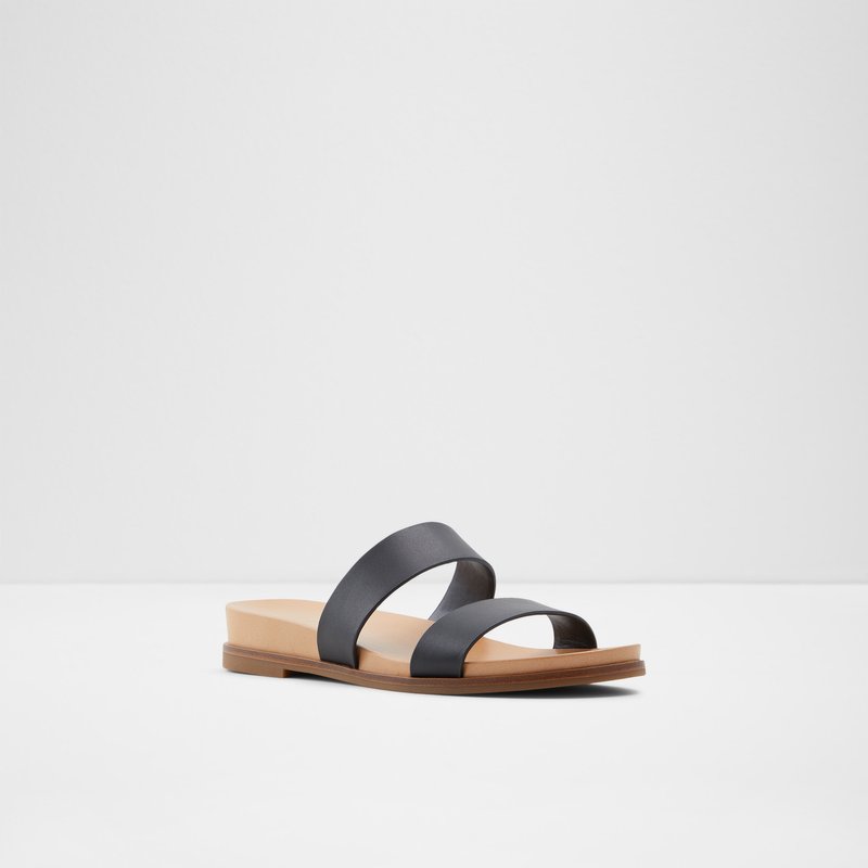 Women's Aldo Aliawen Flat Sandals Black | 8491-PSUCB