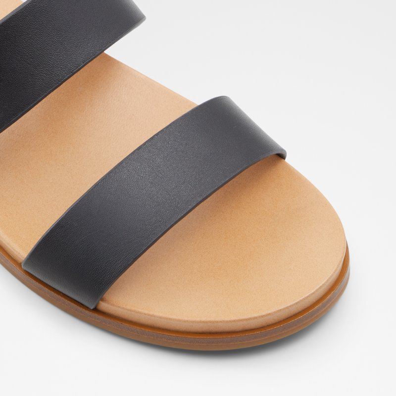 Women's Aldo Aliawen Flat Sandals Black | 8491-PSUCB