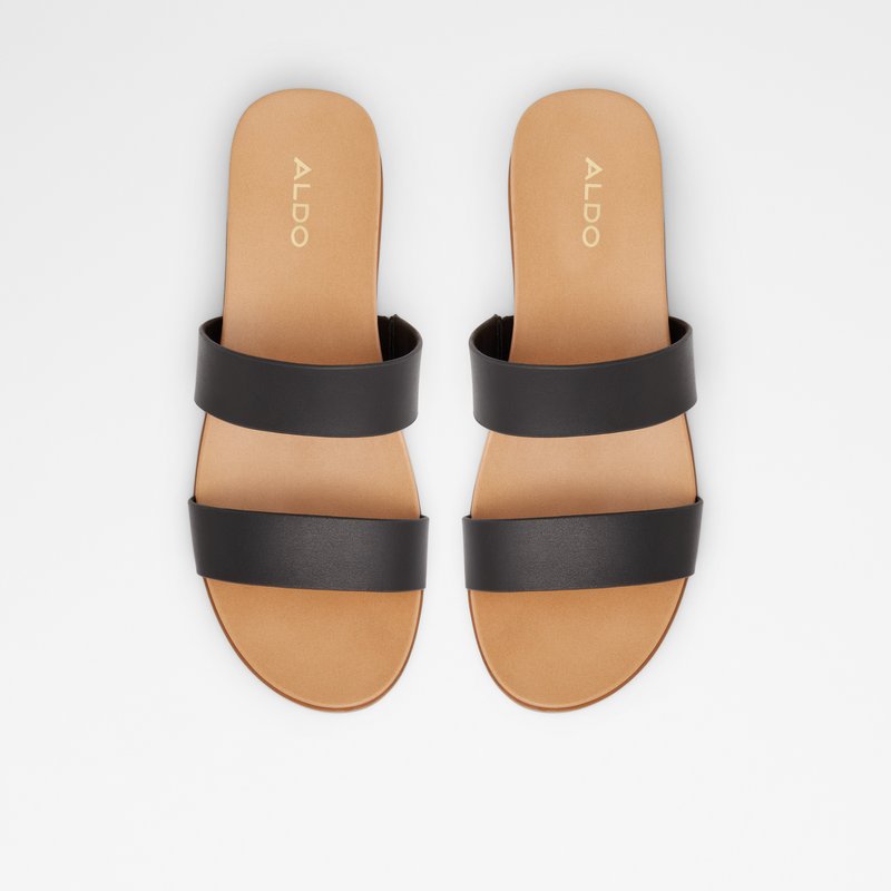 Women's Aldo Aliawen Flat Sandals Black | 8491-PSUCB