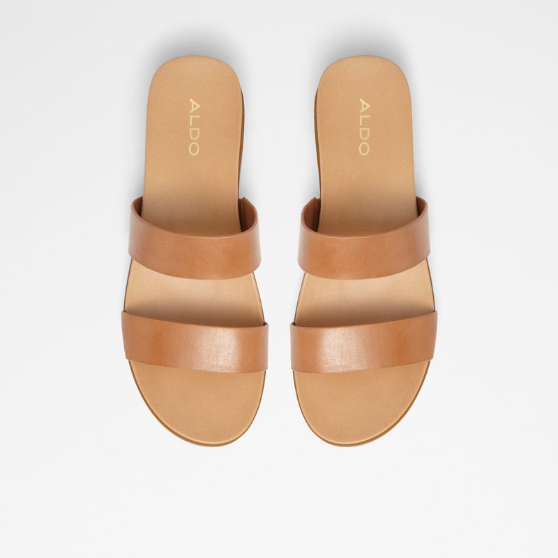 Women's Aldo Aliawen Flat Sandals Brown | 6901-COLZQ