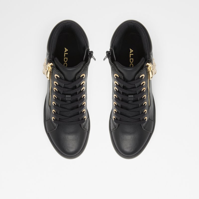Women's Aldo Aloivu Wedge Sneakers Black | 1395-MJWYP