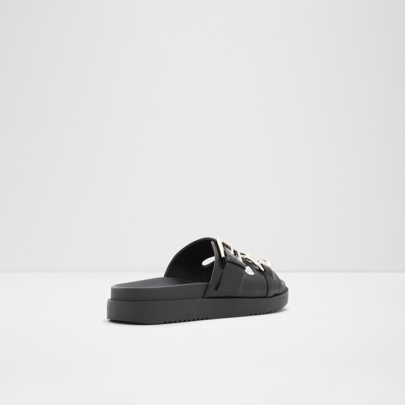 Women's Aldo Asae Flat Sandals Black | 1985-NKVHE
