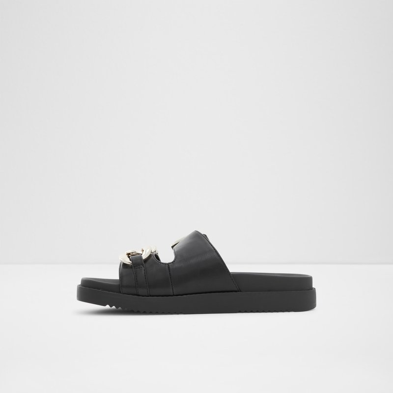 Women's Aldo Asae Flat Sandals Black | 1985-NKVHE