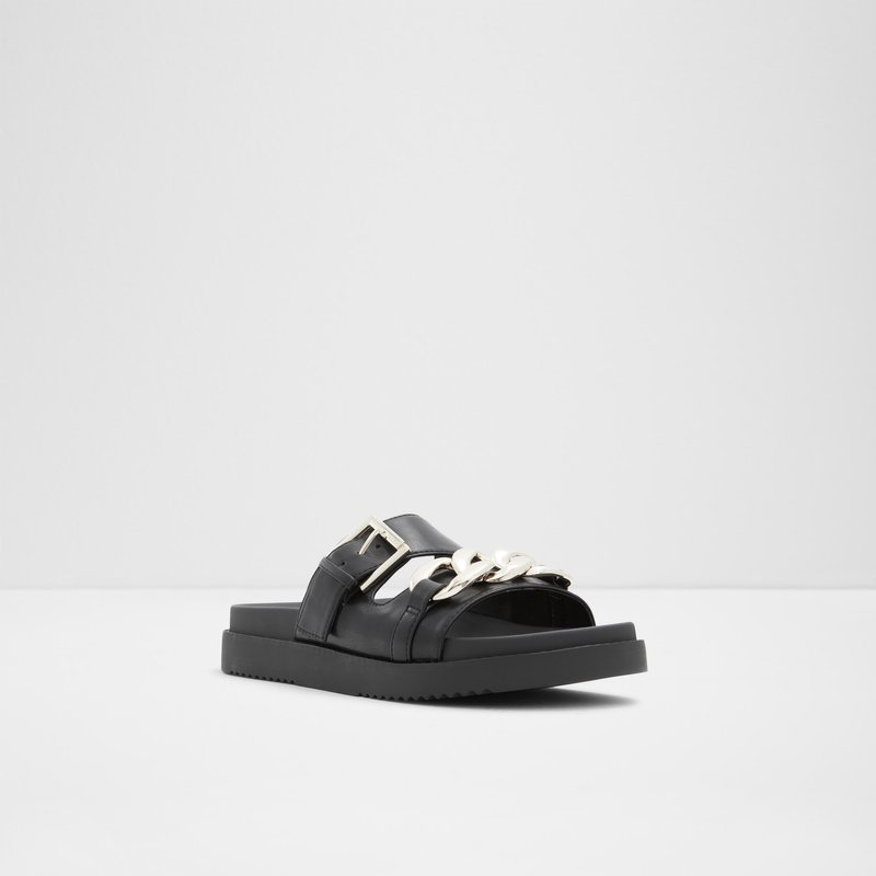 Women's Aldo Asae Flat Sandals Black | 1985-NKVHE