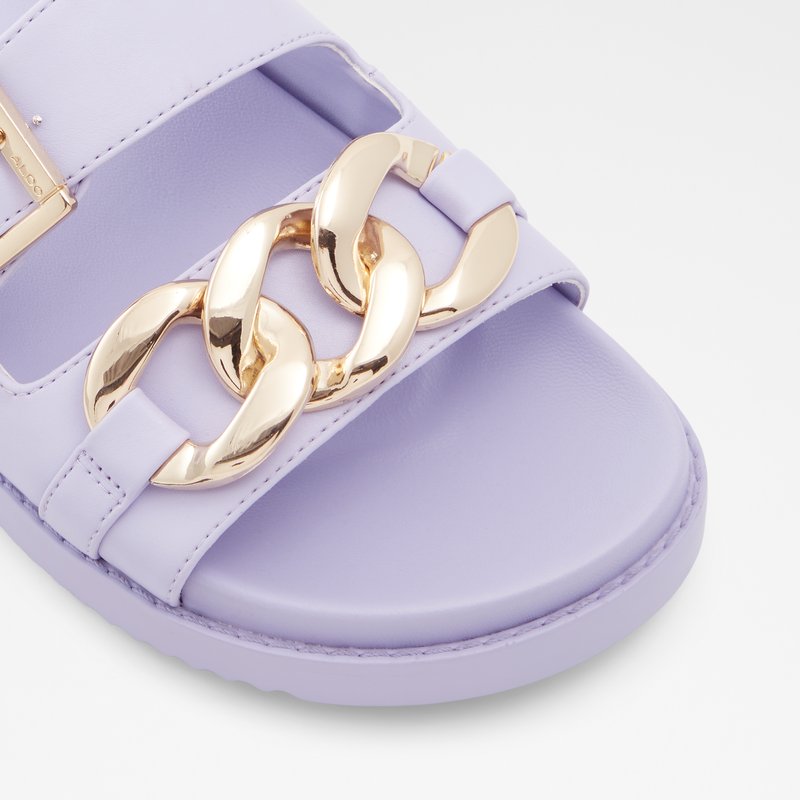 Women's Aldo Asae Flat Sandals Purple | 6208-IJNHW