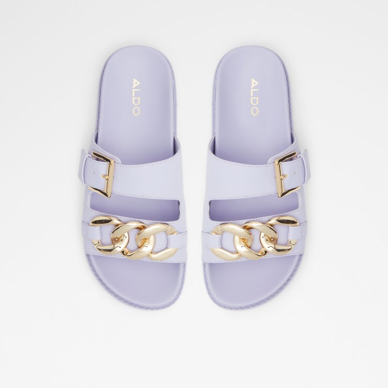 Women's Aldo Asae Flat Sandals Purple | 6208-IJNHW