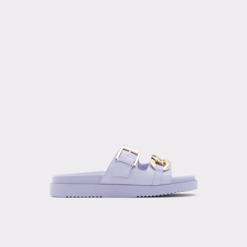 Women\'s Aldo Asae Flat Sandals Purple | 6208-IJNHW