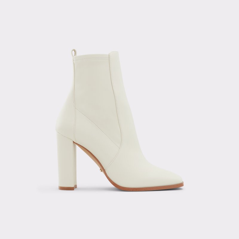 Women\'s Aldo Aurla Ankle Boots White | 8349-TBDJO