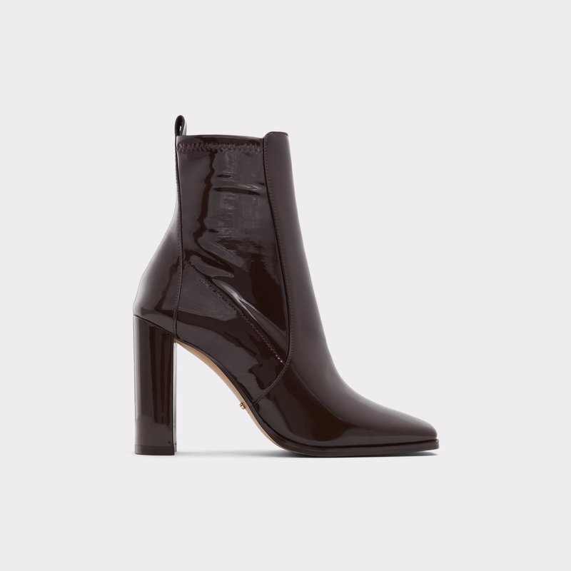 Women\'s Aldo Aurla Dress Boots Brown | 3054-RJSDI