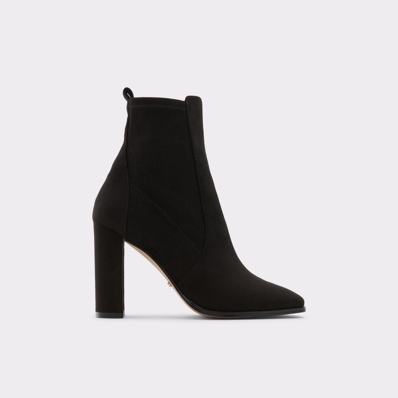 Women\'s Aldo Aurla Sock Boots Black | 1736-AIQNR
