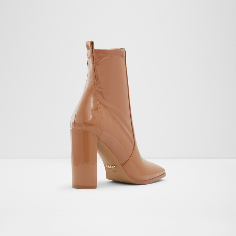 Women's Aldo Aurla Sock Boots Dark Beige | 2537-IYTWK