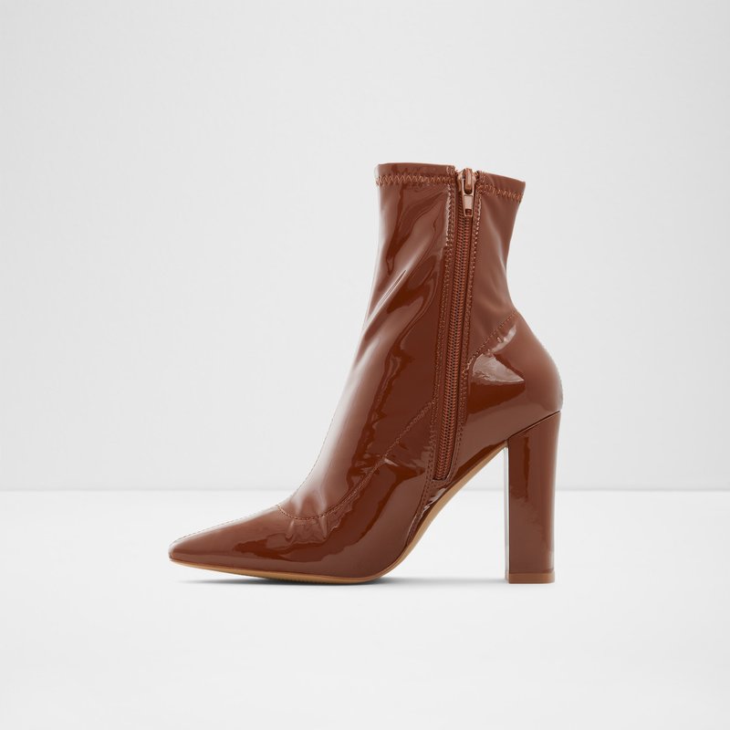 Women's Aldo Aurya Ankle Boots Dark Beige | 2790-TZGQW