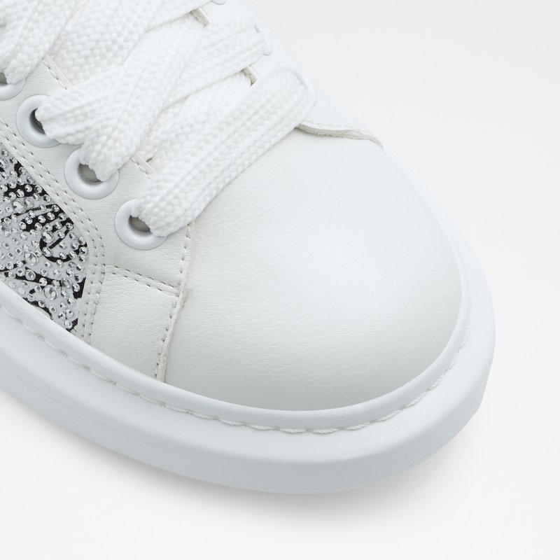 Women's Aldo Bemine Lace Up Sneakers White | 3271-SRNDJ