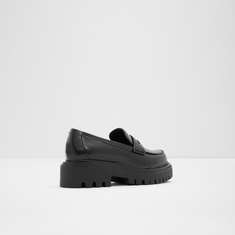 Women's Aldo Bigstrut Loafers Black | 2351-LIVFB