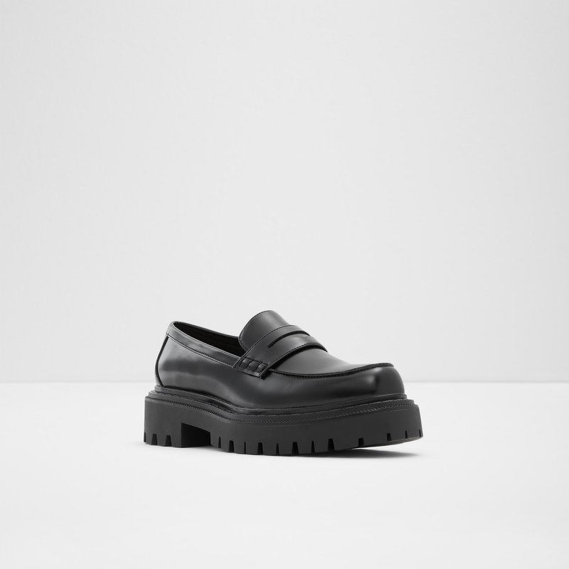 Women's Aldo Bigstrut Loafers Black | 2351-LIVFB