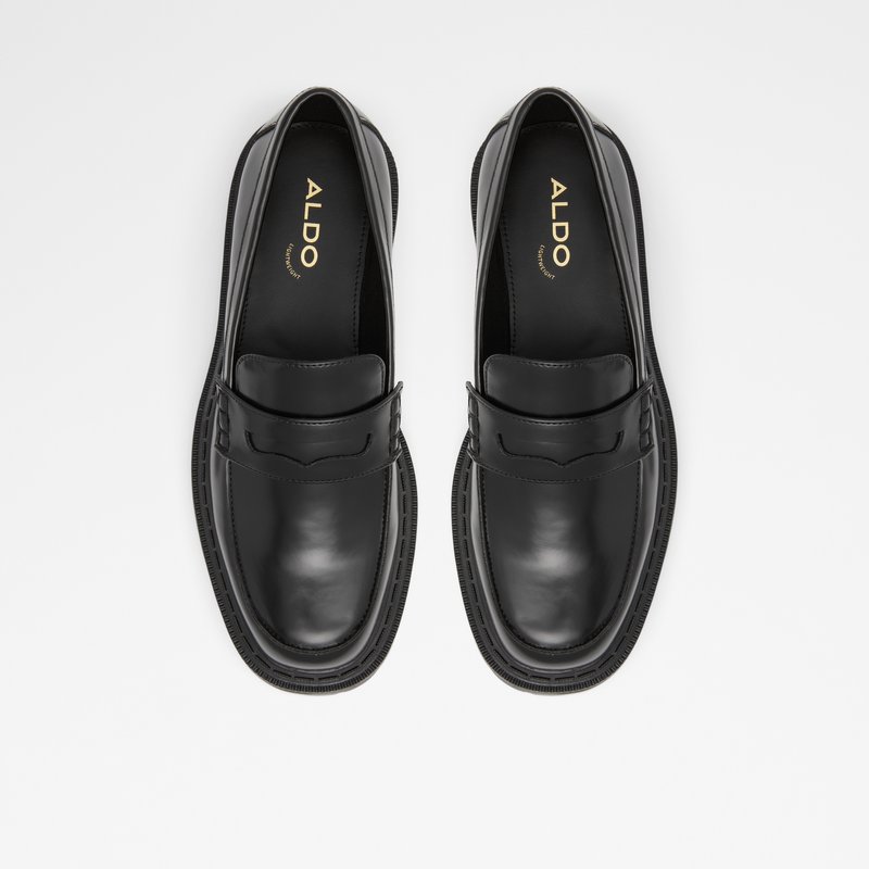 Women's Aldo Bigstrut Loafers Black | 2351-LIVFB