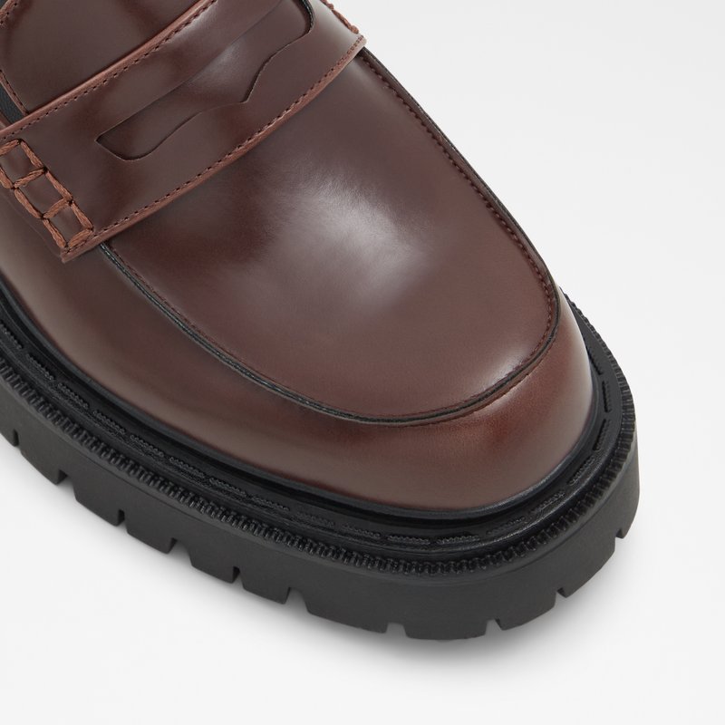 Women's Aldo Bigstrut Loafers Brown | 7689-GZDOX