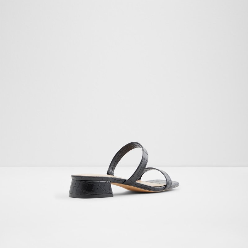 Women's Aldo Biliwen Flat Sandals Black | 5794-QLJOM