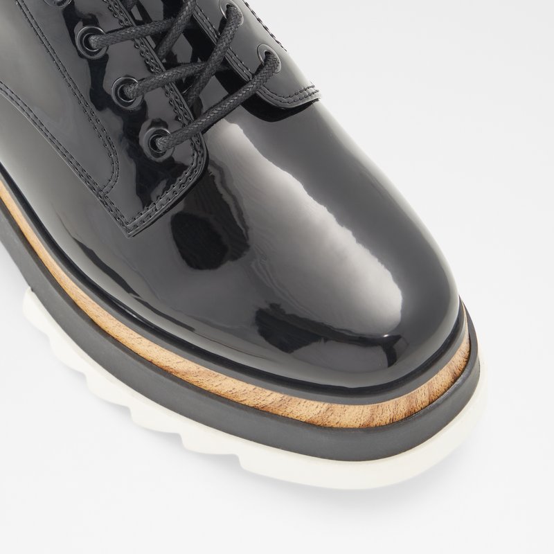 Women's Aldo Blunchan Oxfords Black | 1547-HTPWZ