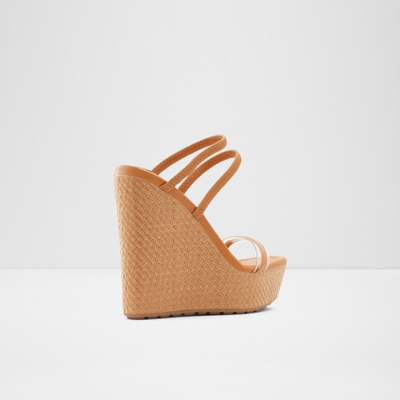 Women's Aldo Bodish High Heels Dark Beige | 4317-YBELP