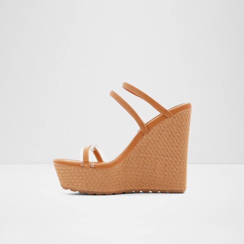 Women's Aldo Bodish High Heels Dark Beige | 4317-YBELP