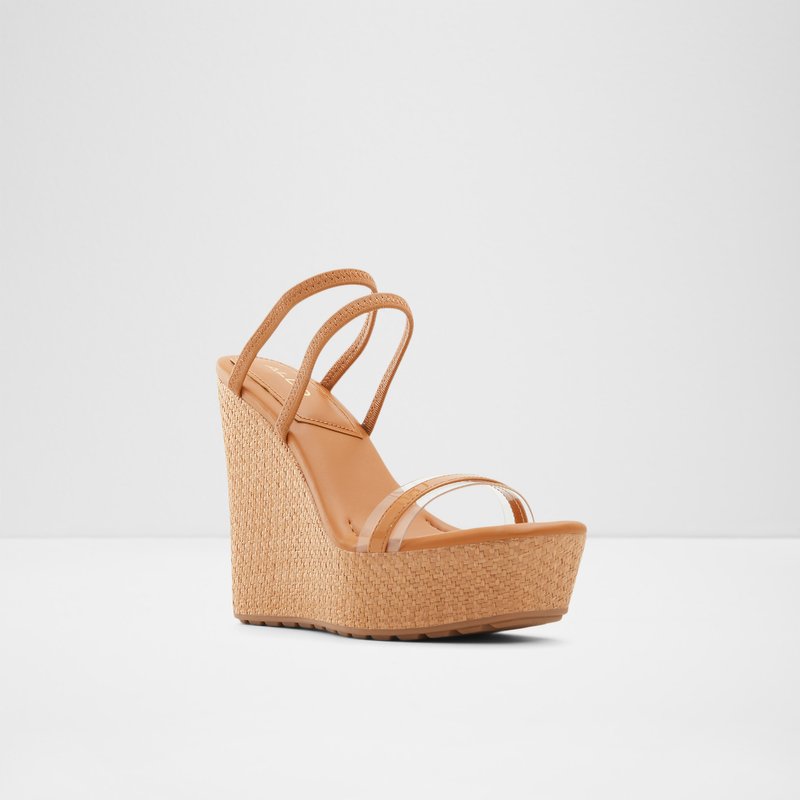 Women's Aldo Bodish High Heels Dark Beige | 4317-YBELP