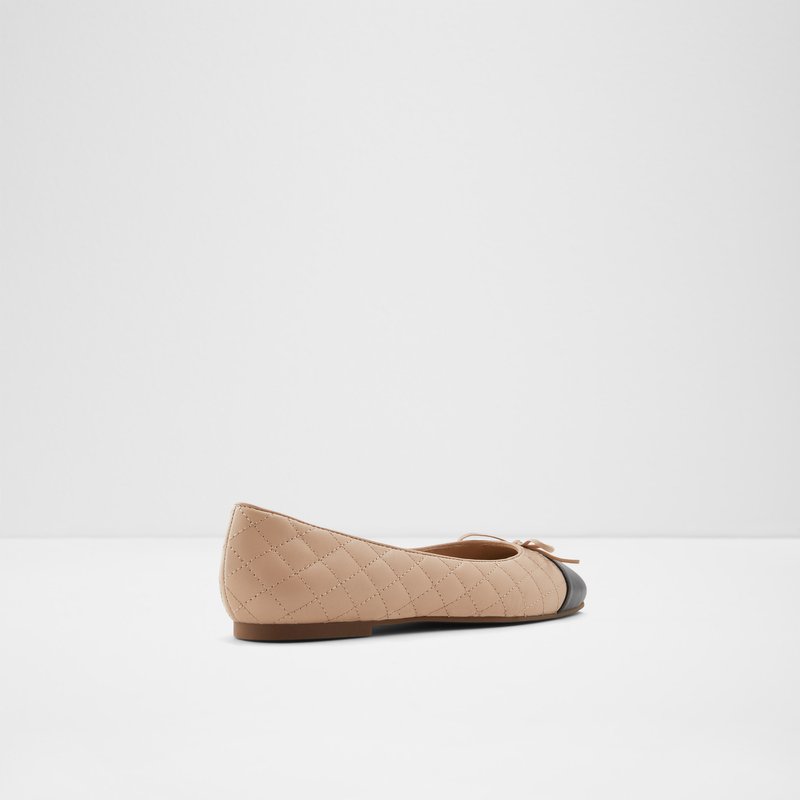 Women's Aldo Braylynn Ballerinas Beige Black | 0532-DCUKH