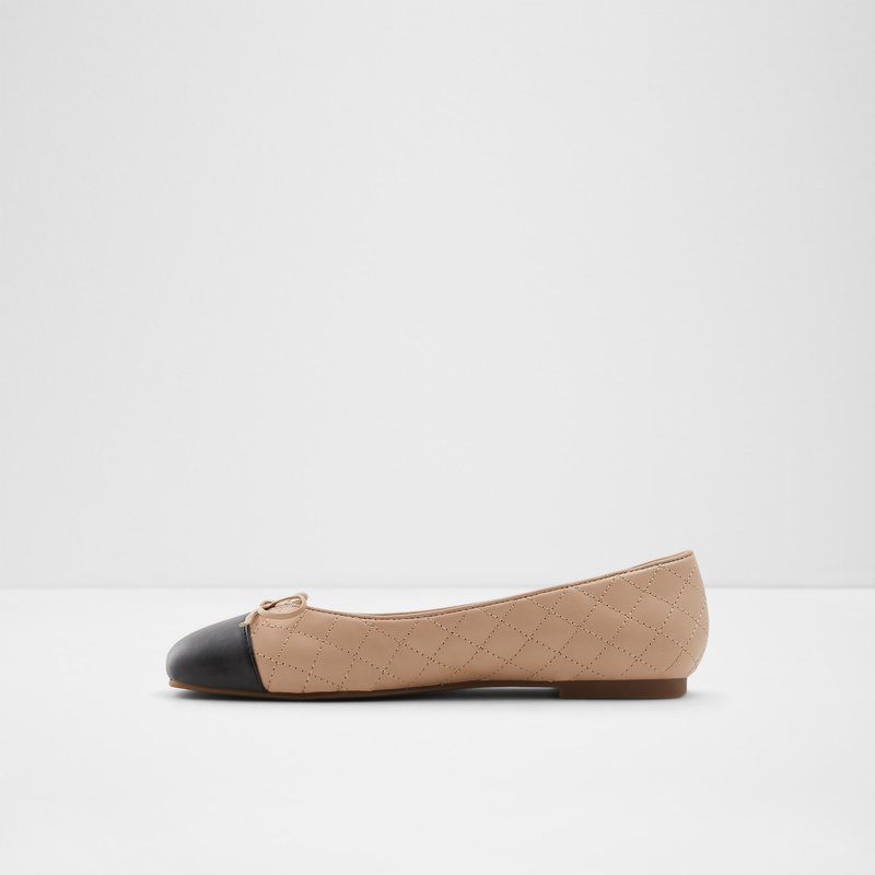 Women's Aldo Braylynn Ballerinas Beige Black | 0532-DCUKH