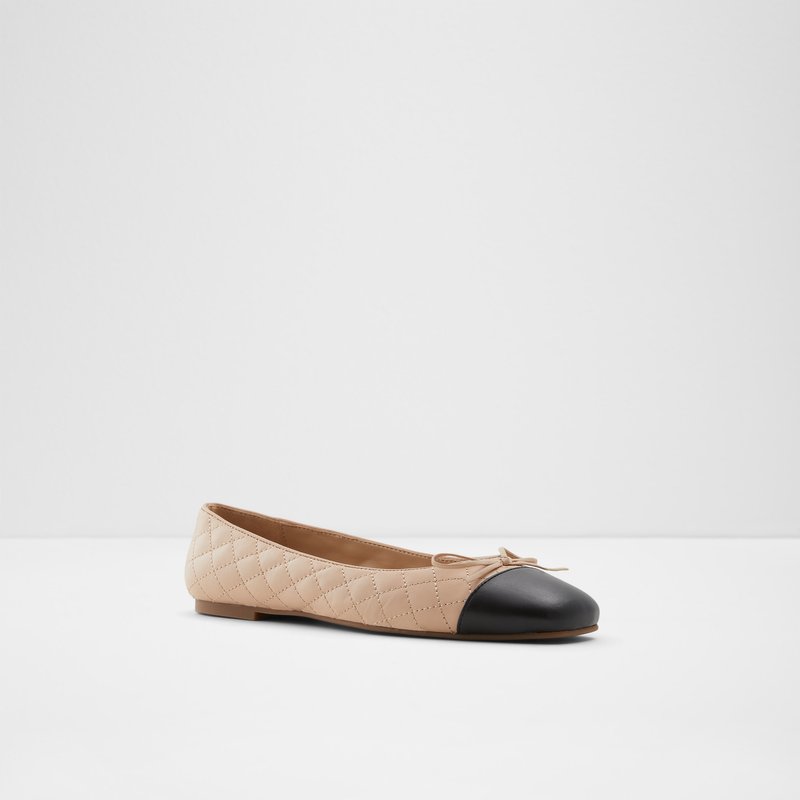 Women's Aldo Braylynn Ballerinas Beige Black | 0532-DCUKH