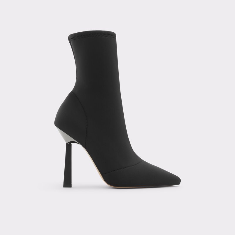 Women\'s Aldo Carmina Sock Boots Black | 3208-XDGOE
