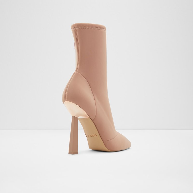 Women's Aldo Carmina Sock Boots Light Beige | 2160-UPMVS