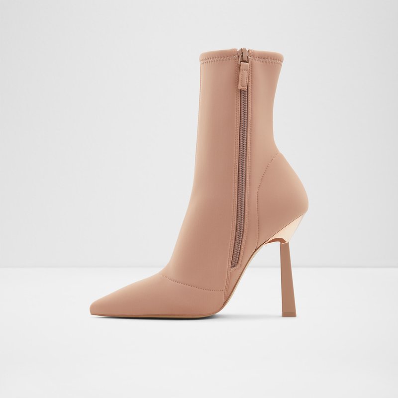 Women's Aldo Carmina Sock Boots Light Beige | 2160-UPMVS