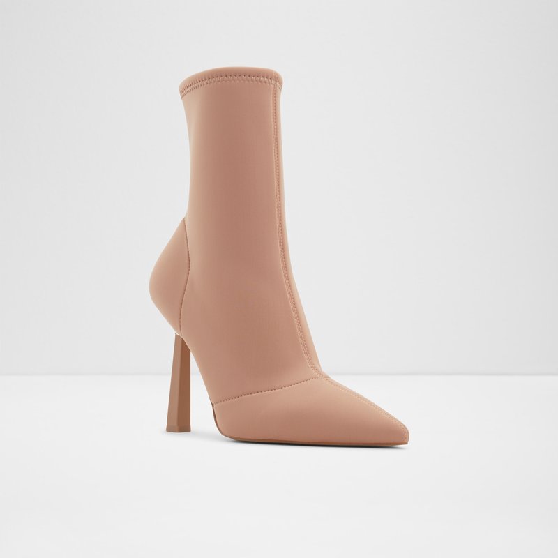 Women's Aldo Carmina Sock Boots Light Beige | 2160-UPMVS