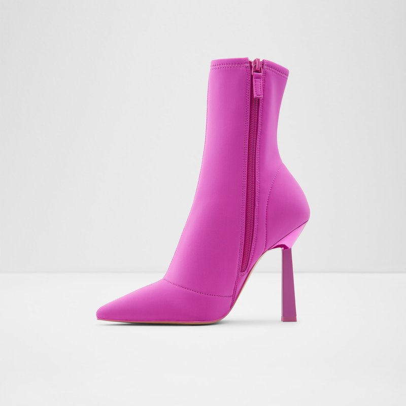 Women's Aldo Carmina Sock Boots Pink | 0932-TKDMB