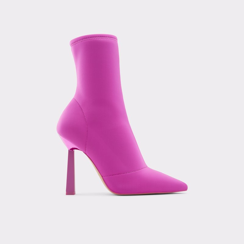Women\'s Aldo Carmina Sock Boots Pink | 0932-TKDMB