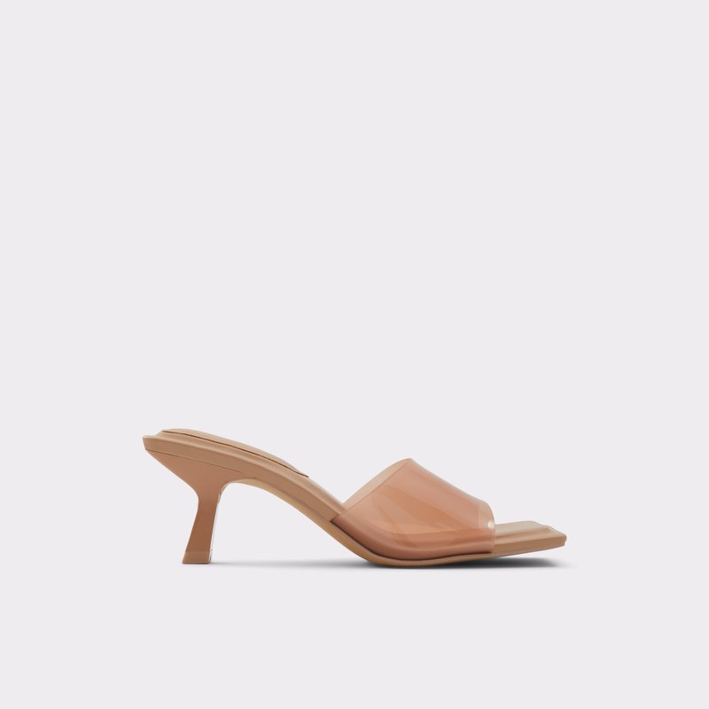 Women\'s Aldo Cassilia Kitten Heels Beige | 3476-ADGJZ