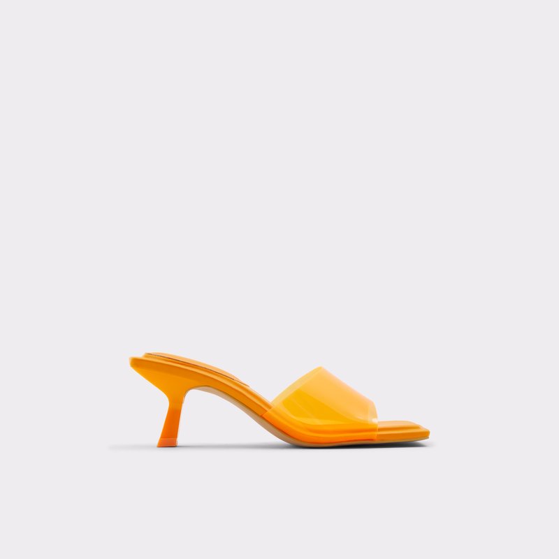 Women\'s Aldo Cassilia Kitten Heels Orange | 4621-FCNBE