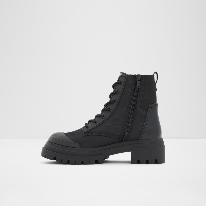 Women's Aldo Charline Combat Boots Black | 2953-GRKZN
