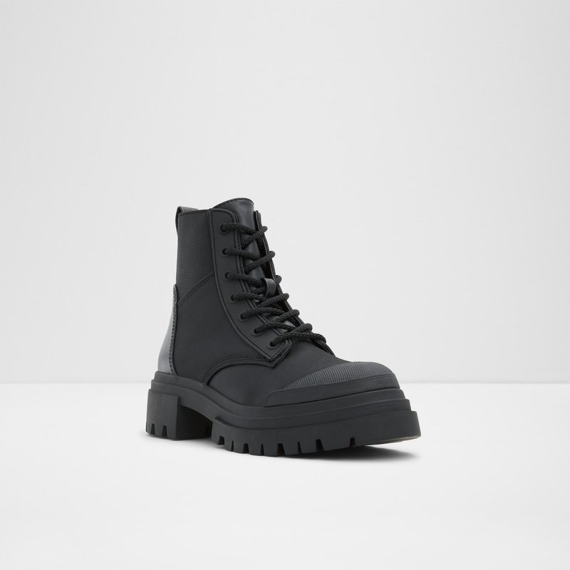 Women's Aldo Charline Combat Boots Black | 2953-GRKZN