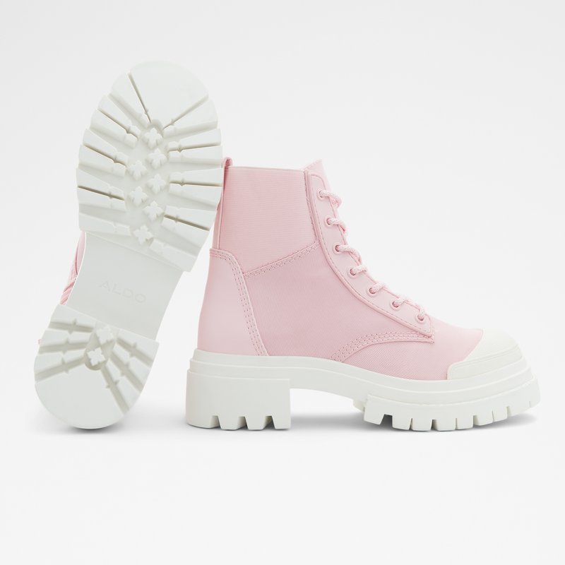 Women's Aldo Charline Combat Boots Pink | 5142-ZNQVX