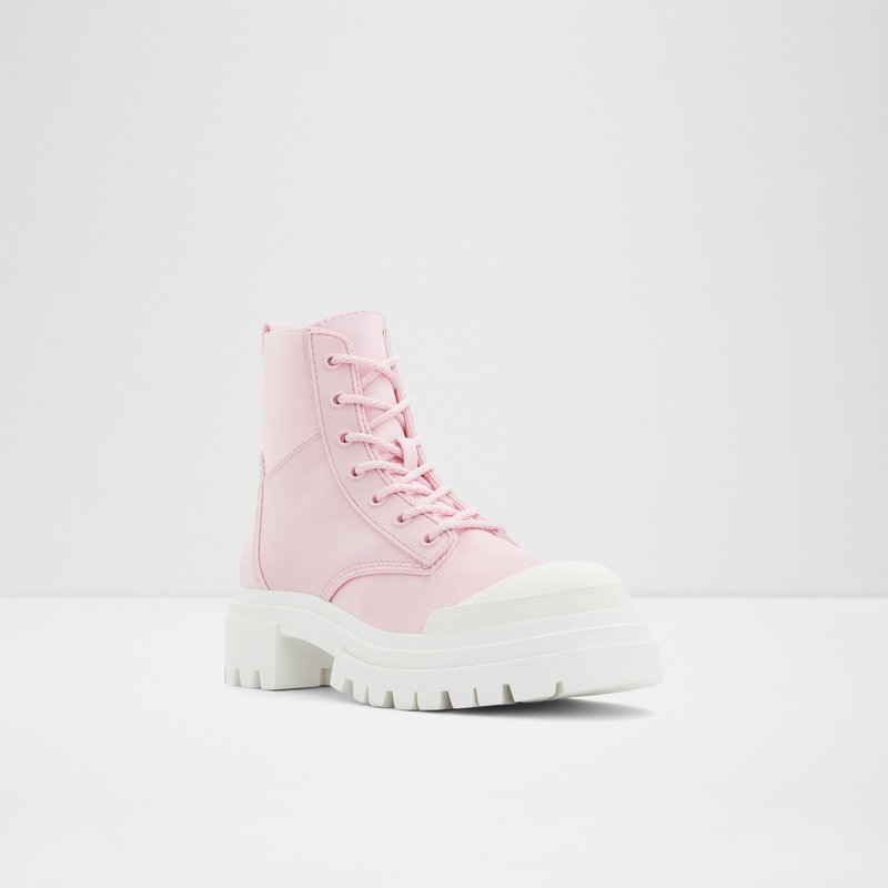 Women's Aldo Charline Combat Boots Pink | 5142-ZNQVX