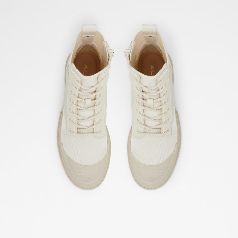 Women's Aldo Charline Combat Boots White | 9832-EWBLY
