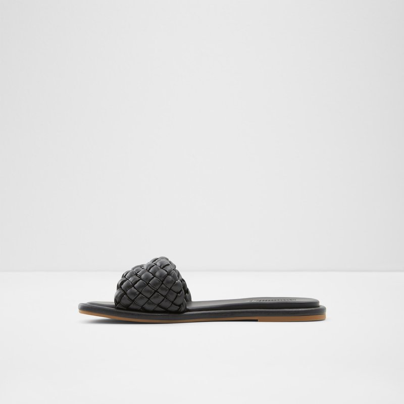 Women's Aldo Chicago Flat Sandals Black | 4316-HGCKB