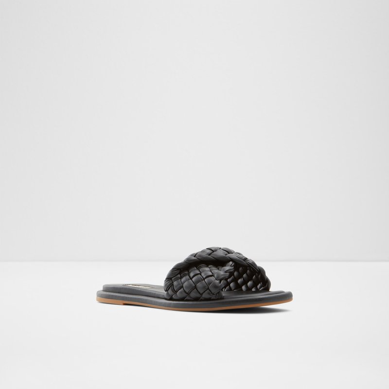 Women's Aldo Chicago Flat Sandals Black | 4316-HGCKB