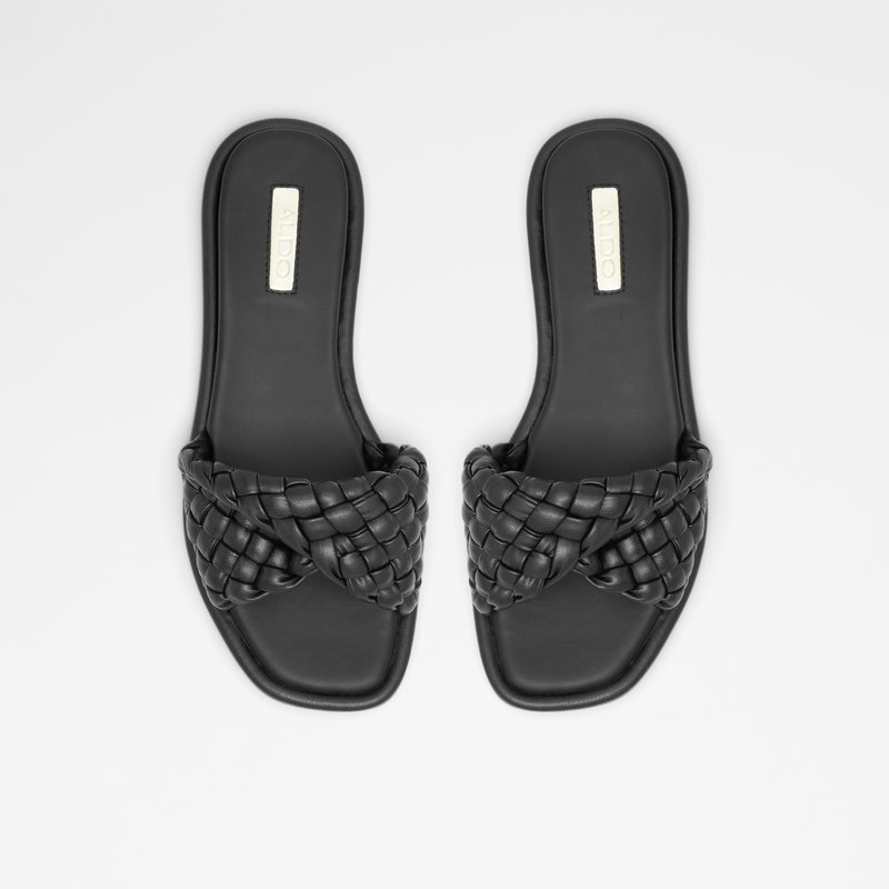 Women's Aldo Chicago Flat Sandals Black | 4316-HGCKB