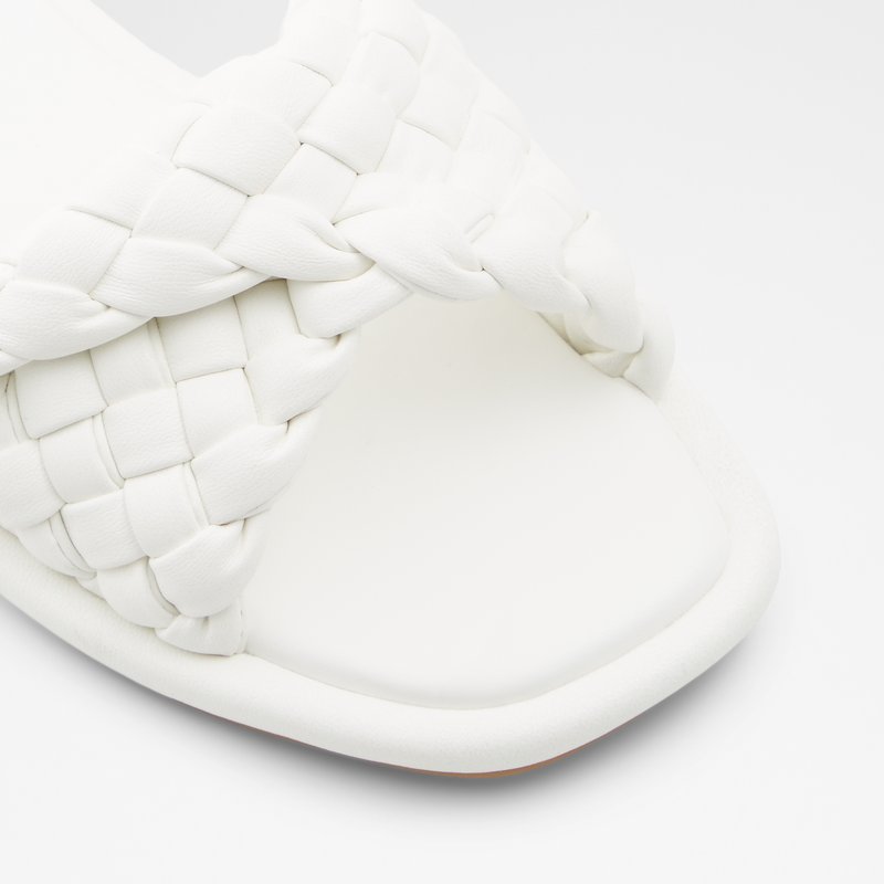 Women's Aldo Chicago Flat Sandals White | 1326-DPRZH