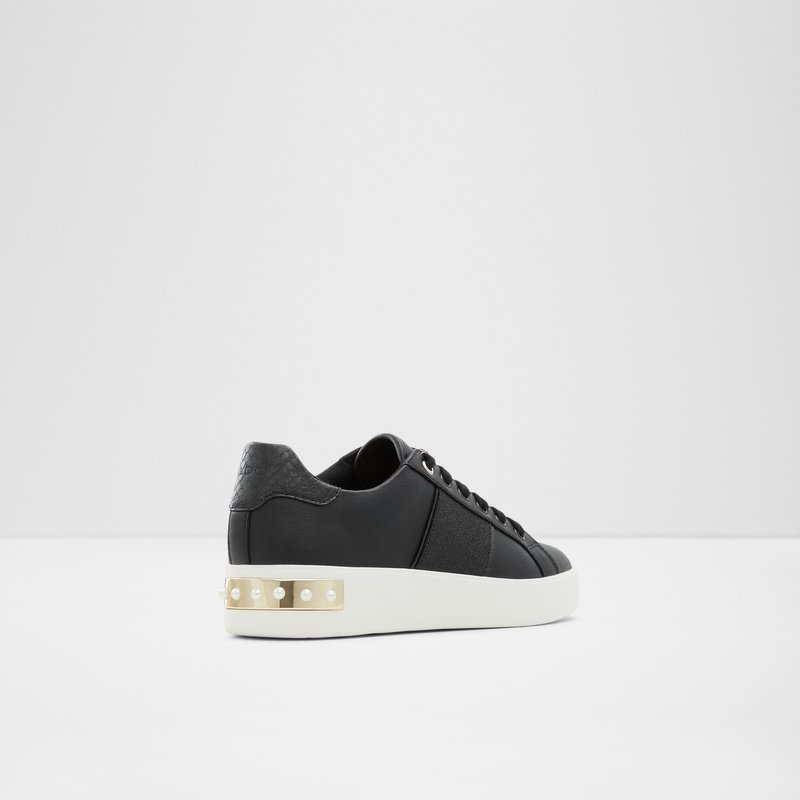 Women's Aldo Ciela Lace Up Sneakers Black | 9412-HVYSR